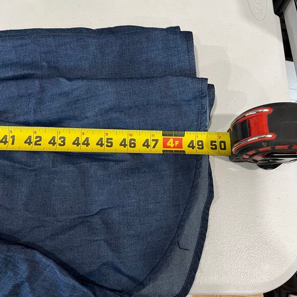 New! Universal Standard Chambray Blue Shirt Dress Tie Waist Womens 7X - Picture 8 of 8